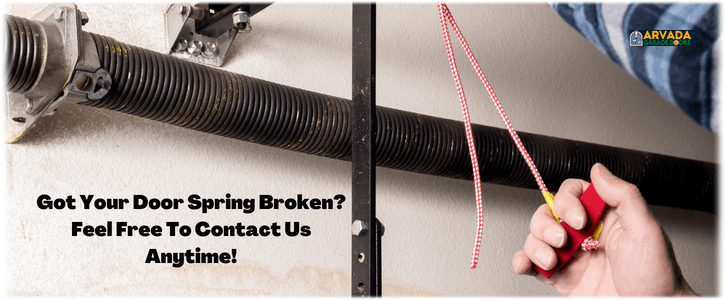 Broken Garage Door Spring Repair Arvada CO